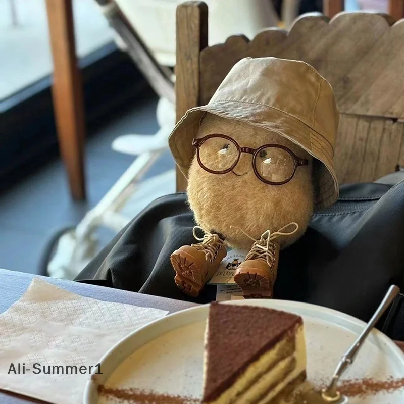 【E】漫画ポテトぬいぐるみキーホルダーかわいい食べ物ぬいぐるみペンダント車のキーリングバックパックバッグデコレーション子供ギフト