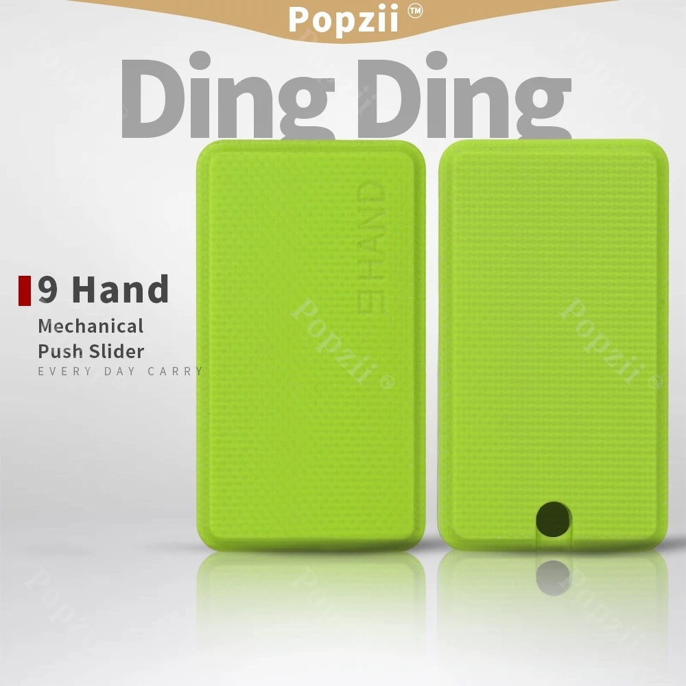 

NINE HAND G10 Механический DingDing Push Slider Игрушки для снятия стресса из нержавеющей стали Офисные гаджеты для снятия стресса Игрушки для беспокойства
