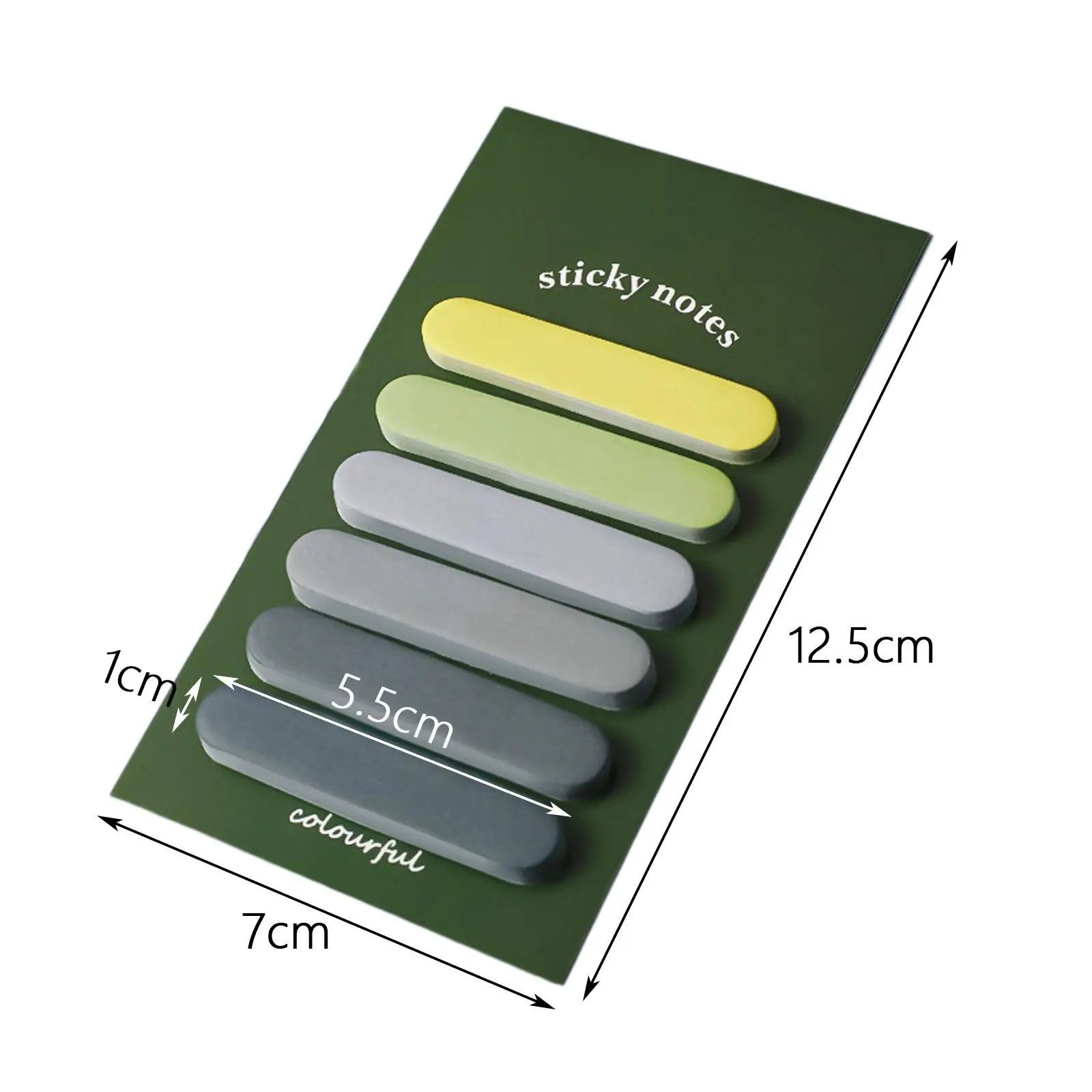 Sticky Notes Repositionable Handwritten Index Tabs for files Diaries