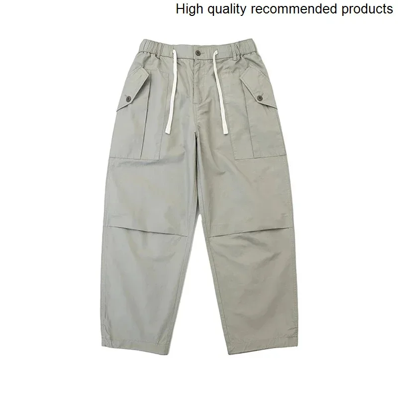 

Men Cargo Pants Wide Leg Japan Korean Streetwear Fashion Loose Casual Vintage Baggy Pants Cityboy Harem Trousers Women