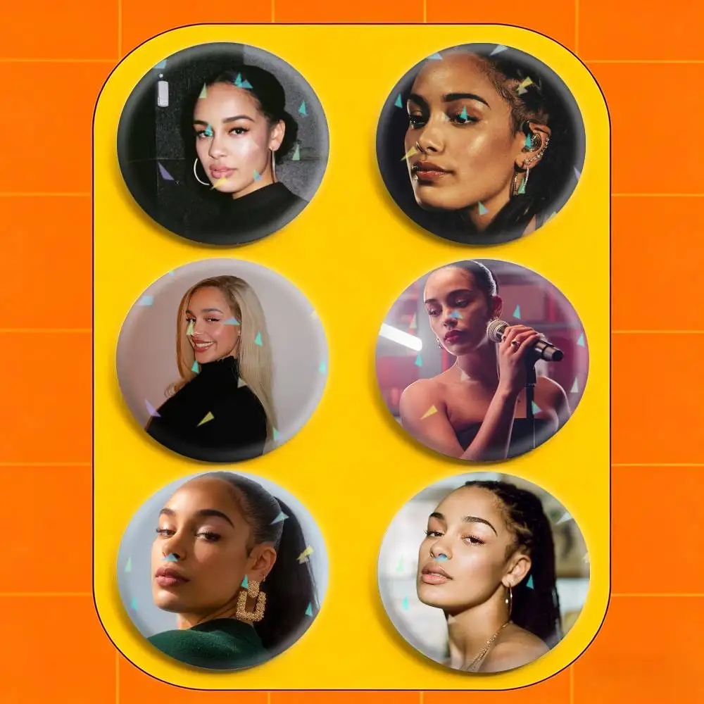J-Jorja Smith 32/44/58mm Handmade Pins Round Brooch Badge Backpacks Clothes Jewelry Gifts