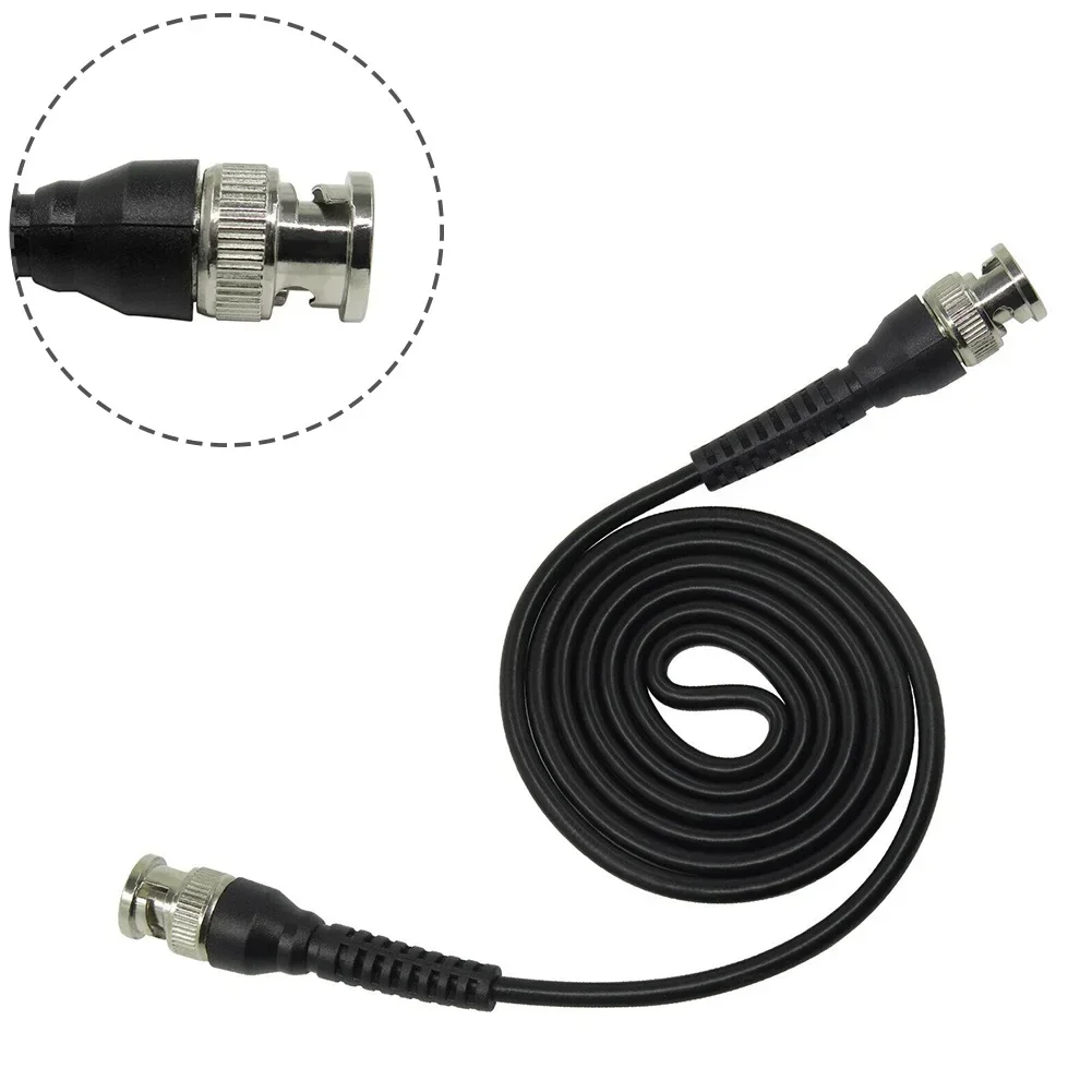 BNC Q9 Male To Male Plug Oscilloscope Test Cable Wire 50 Ohm 3.3ft Impedance Coaxial Cable Cord 100cm