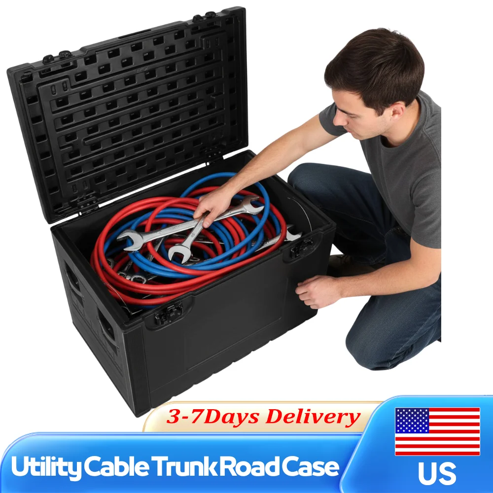 

Водонепроницаемый кейс-тележка на колесах для профессионального аудиооборудования, DJ-оборудования, сценического освещения, кабелей и AV-аппаратуры