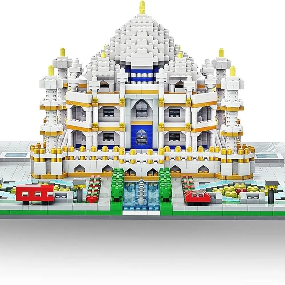 Taj Mahal Micro Blocks Kit: 5477-Piece Architecture Toy for Kids & Adults