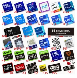 DIY Decorative Label 14th generation i7 i5 i9 U9 ARC U7 laptop desktop computer CPU sticker label Batch shipment