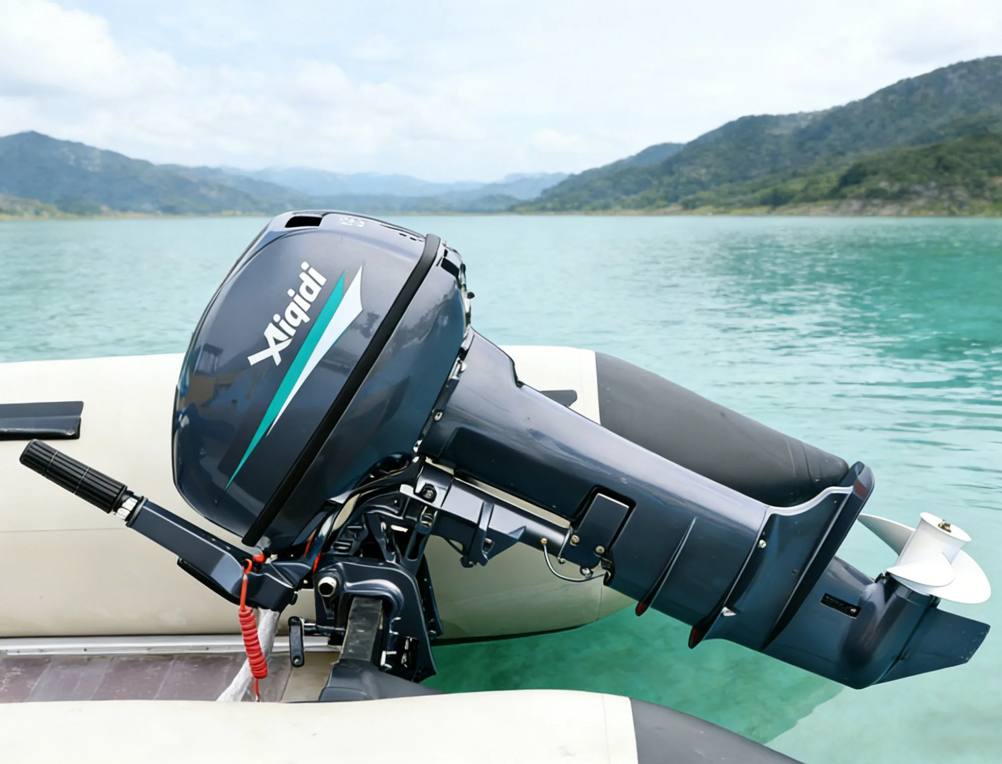 Electric Outboard Motor 15HP AIQIDI Popular Water Cooling Rear/Front Control Engine Outboard