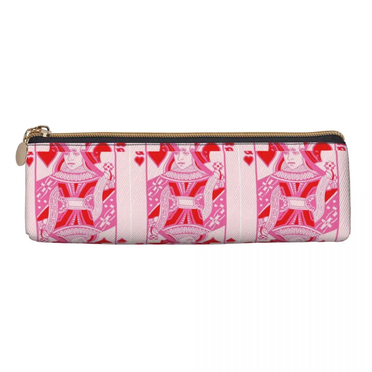 

Queen Of Hearts в розовом плакате Пенал для хранения канцелярских принадлежностей Большая вместительная коробка для ручек Сумка-карандаш для студентов