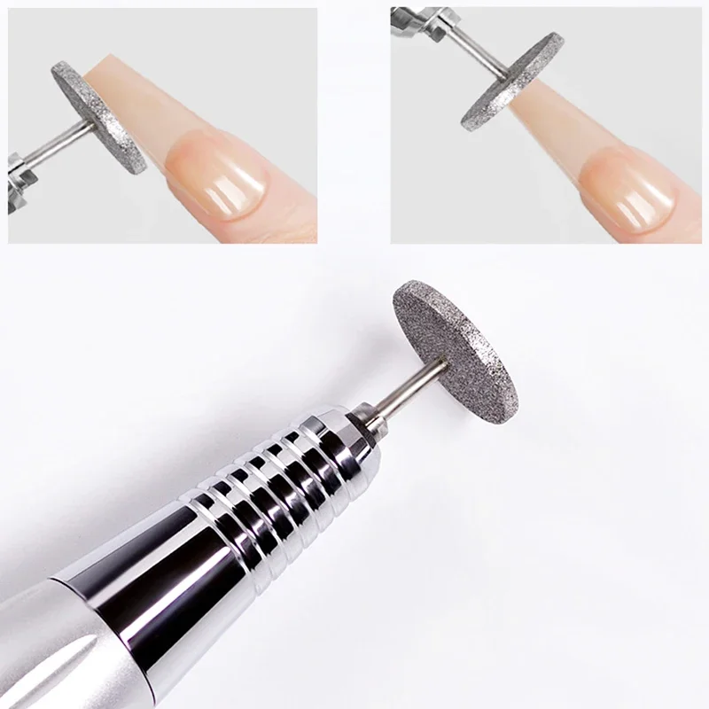 

Nail Diamond Metal Drill Bits Disc Bit for Dead Skin Callus Electric Foot File Callus Remover Shaft for Nail Salon Grinding Head