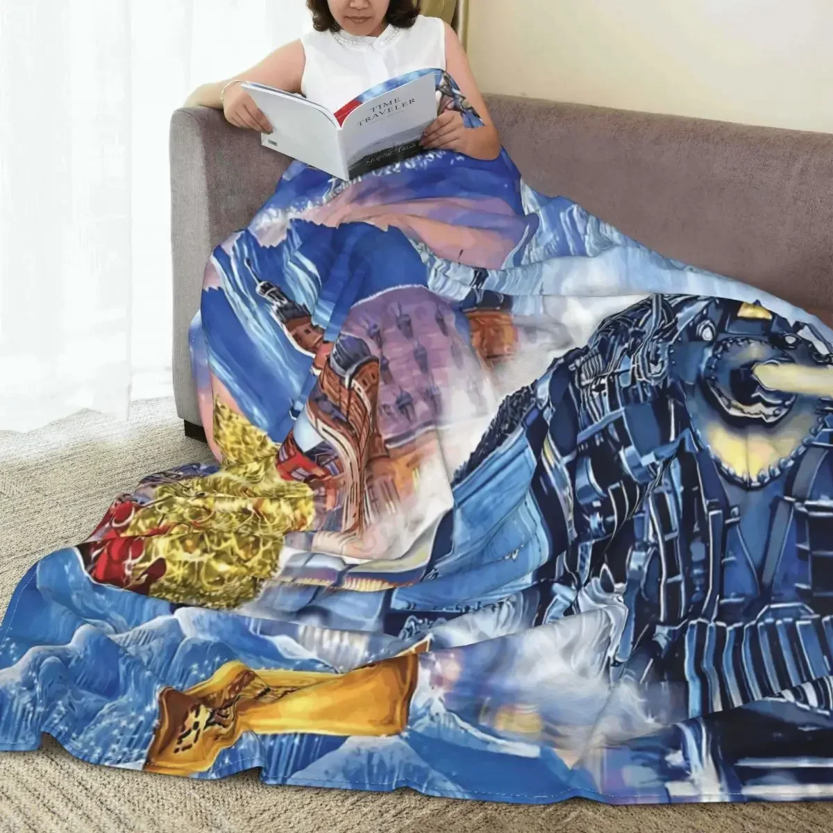 Polar Express Christmas Holiday Throw Throw Blanket Retro Warm Bedroom Multi Style soft blankets thick blanket for winter