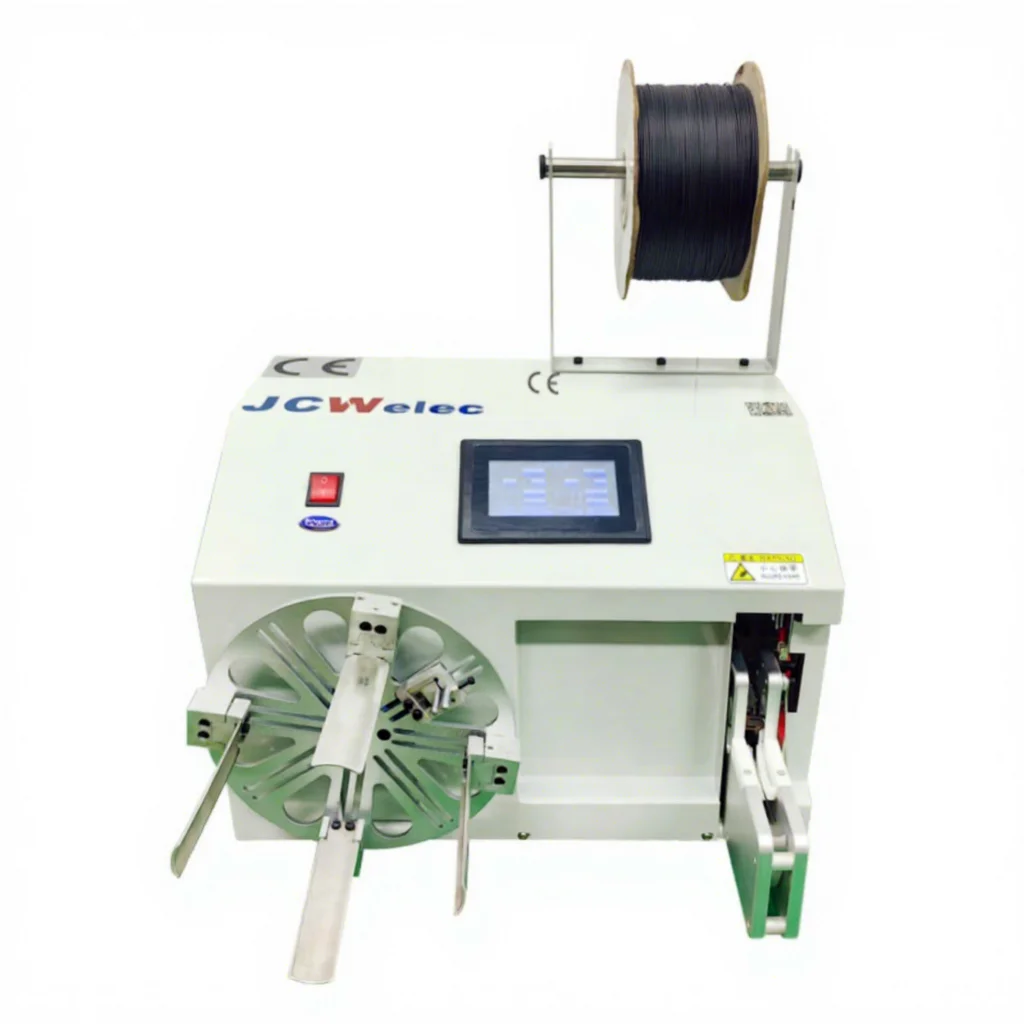 

Automatic Cable Coiling Machine Wire Winding and Tying Equipment for Data Power Cable Manufacturing