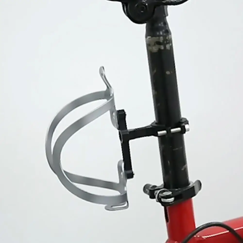 Bicycle Bottle Cage Adapter Water Bottle Holder Aluminum Alloy Handlebar Water Cup Rack Bracket Clip Cycling Accessories