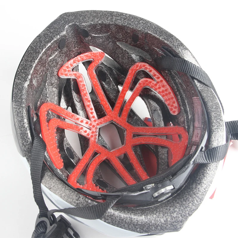 Almohadilla de silicona antideformación para casco de motocicleta, forro de ventilación transpirable, 4 colores