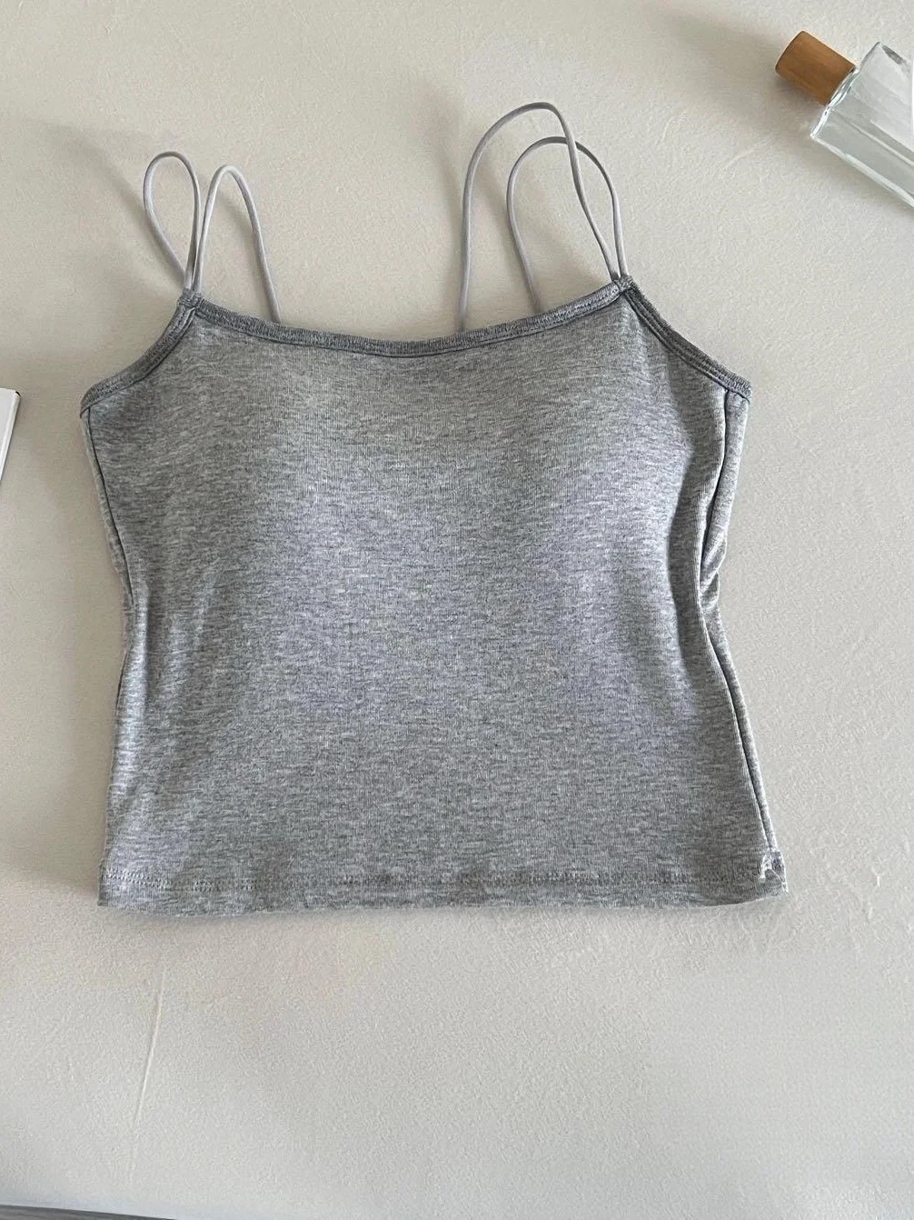 Lightweight Shaping Strapless Bra Pad Integrated Pure Color Underwear Double Strap Indoor Outdoor Wear R900 U-Neck Short Style