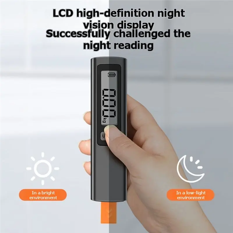 AWAH Self-Generating Portable Electronic Scale 50KG Household Spring Scale Luggage Fishing Scale