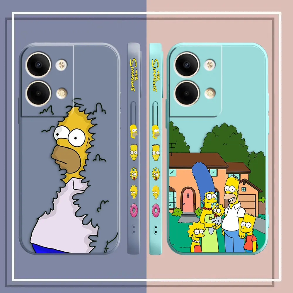 Phone Case For OPPO RENO 8 7 9 6 7SE 5 4 4SE 3 4G 5G PRO PLUS Simple Case Cover Funda Cqoue Shell Capa Funny H-Homer S-Simpsons