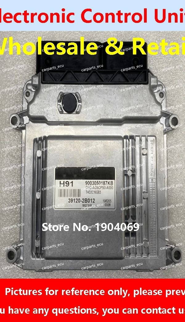 

For Hyundai KIA Car Engine Computer Board/ECU/MG7.9.8 39120-2B012 H91/39111-26BE5 K29/39110-02FH5 6601/39110-02KI5 0014