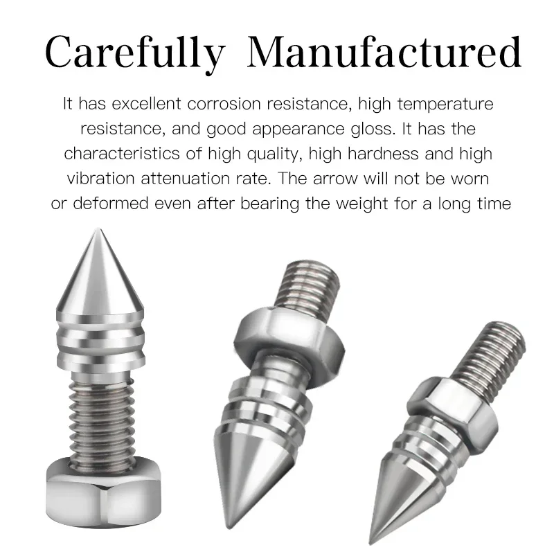 AMPLIFICADOR DE CD de acero inoxidable para Audio HiFi, soporte para máquina de altavoces, almohadilla para uñas, 4 Uds.