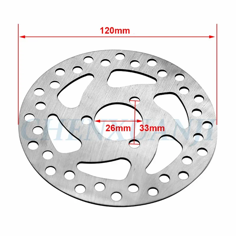 120mm Outdoor Cycling Disc Brake Rotor Electric Scooter  Rotors with Screws