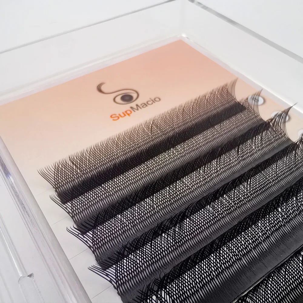 Supmacio YY Lashes Black Soft Invividual Eyelashes Y Shape Volume 2D Eyelash Extension Double Tip Eye Lash Cilios YY Wholesale