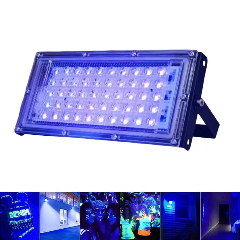 L60A Green Oil LED UV Flood Light 395Nm 50W Shadowless Glue Curing Lamp DIY Resin Jewelry Making
