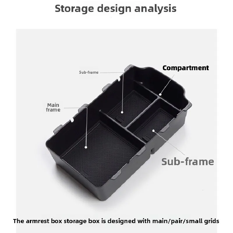 Per Honda Civic 11th Gen 2021 2022 2023 Auto Bracciolo Scatola di Immagazzinaggio Nascosta Console Centrale Vassoio Organizer Supporto Accessori Interni