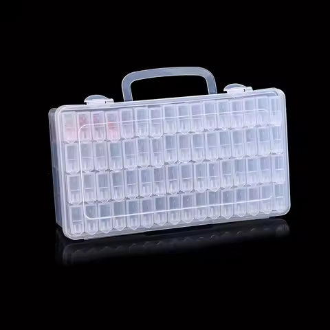 64 Diamond Painting Tools, Including a Bead Storage Box, Art Supplies for Diamond Painting, Jewelry Making Materials, Beads,