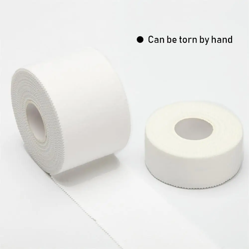 رباط رياضي ممتاز لاصق فيزيو ، مرن للعضلات ، قطن ، أبيض ، بعد الجرح ، 1 ضمادة ، 2