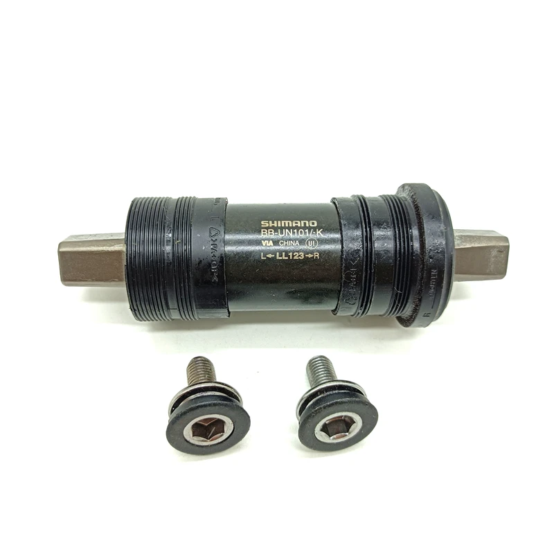 SHIMANO BB-UN101 Square Type Bottom Bracket Axle length/shell width (mm)LL123 68/73 bearing square bottom bracket