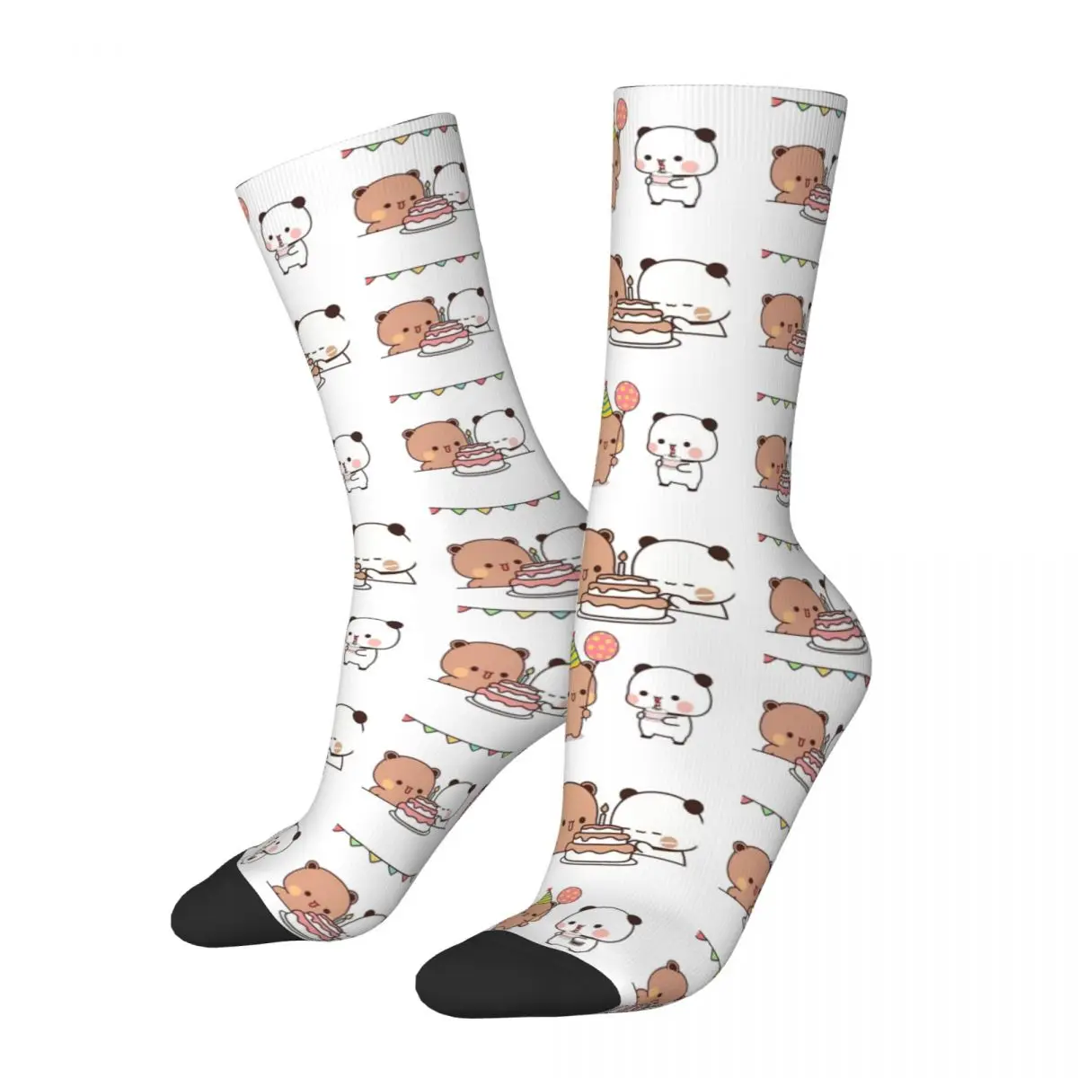 

Happy Funny Male Men Socks Harajuku Cute Bubu Dudu Pattern Sock Panda Bear Sport Women Socks Spring Summer Autumn Winter