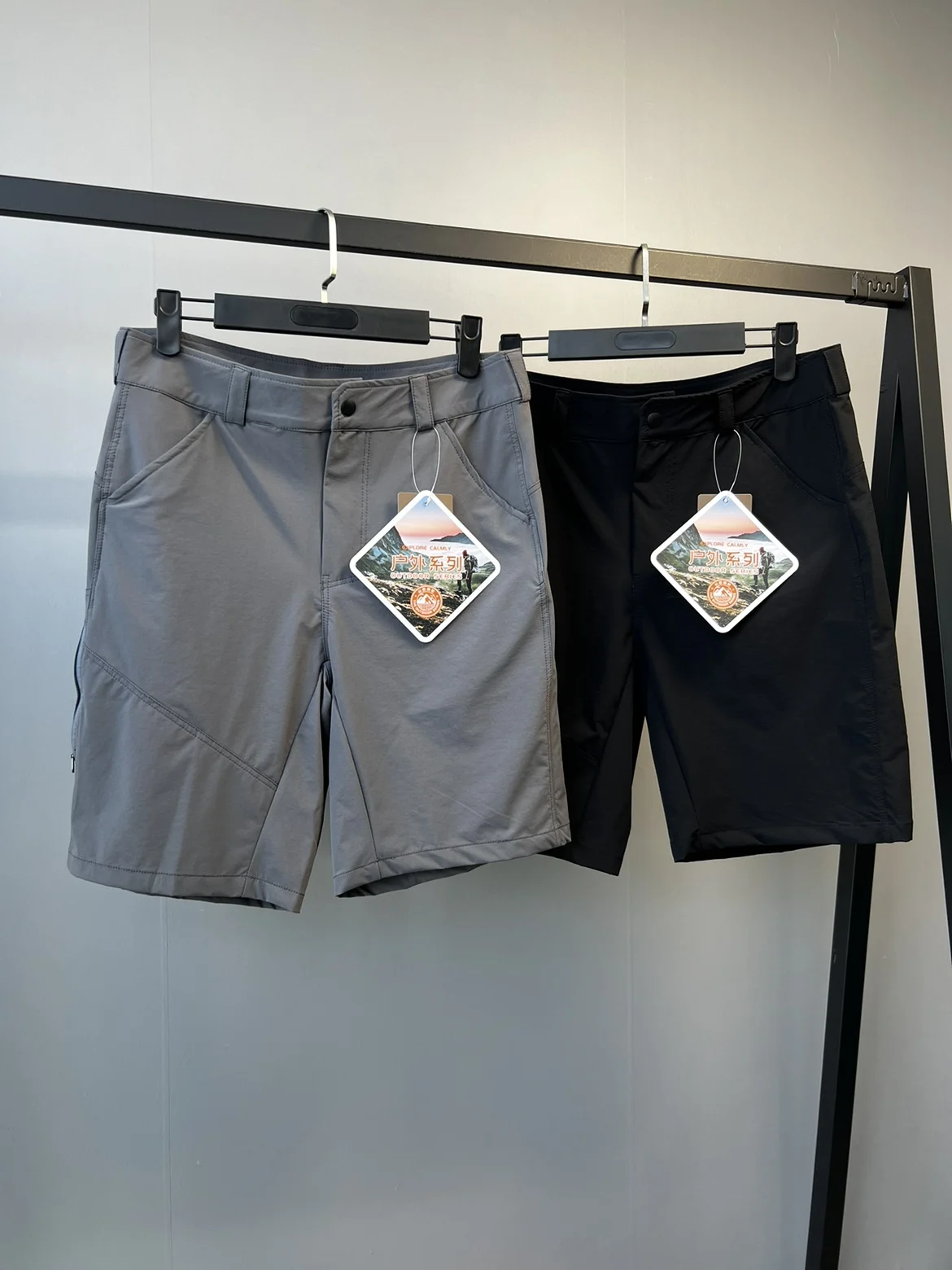 

Мужские 3D-шорты для активного отдыха и работы, тонкие, дышащие, с молнией до середины, средней посадкой, прямые, с охлаждающим эффектом