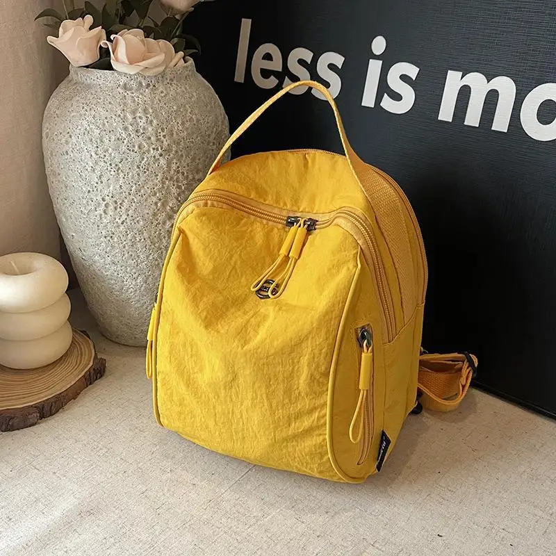 

New Multi-functional Backpack for Women Large-capacity Light Commuter Bag, One-shoulder Crossbody Breast Bag, Fashionable Model.