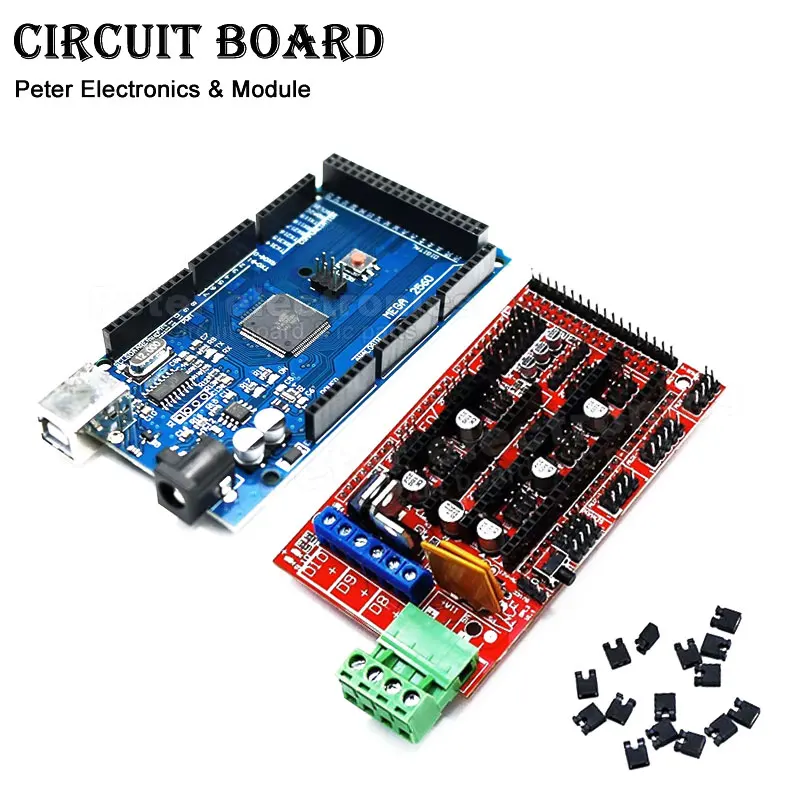 (1set)Mega 2560 R3 Mega2560 REV3 +  RAMPS 1.4 Controller for  Arduino  3D Printer arduino kit Reprap MendelPrusa