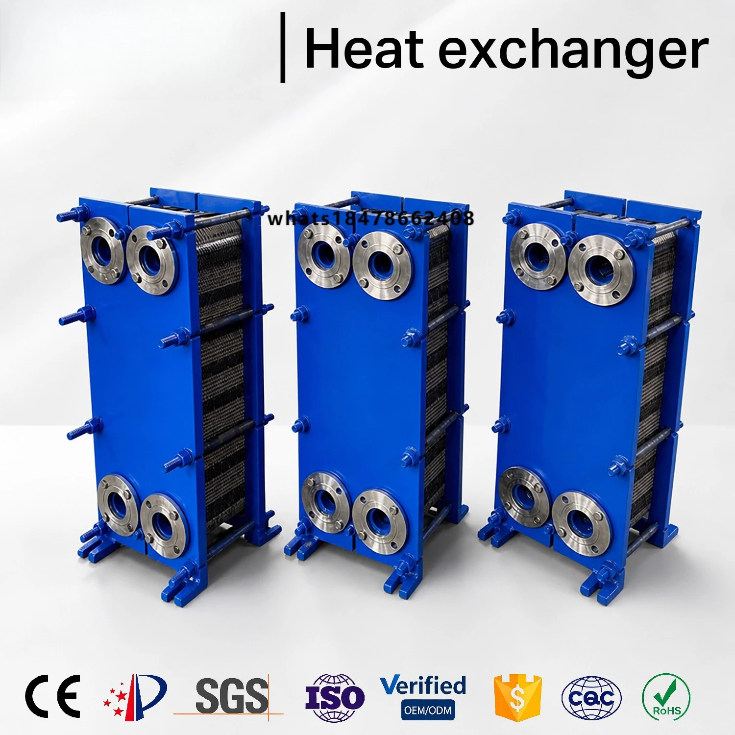 Small Batch Food Heat Exchanger 304 Sanitary Polish Beverage Heat Exchanger Equip Fact