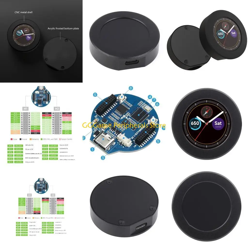 

U55B RGB 240x240 GC9A01 Driver SPI Interfaces 1.28inch LCD Display