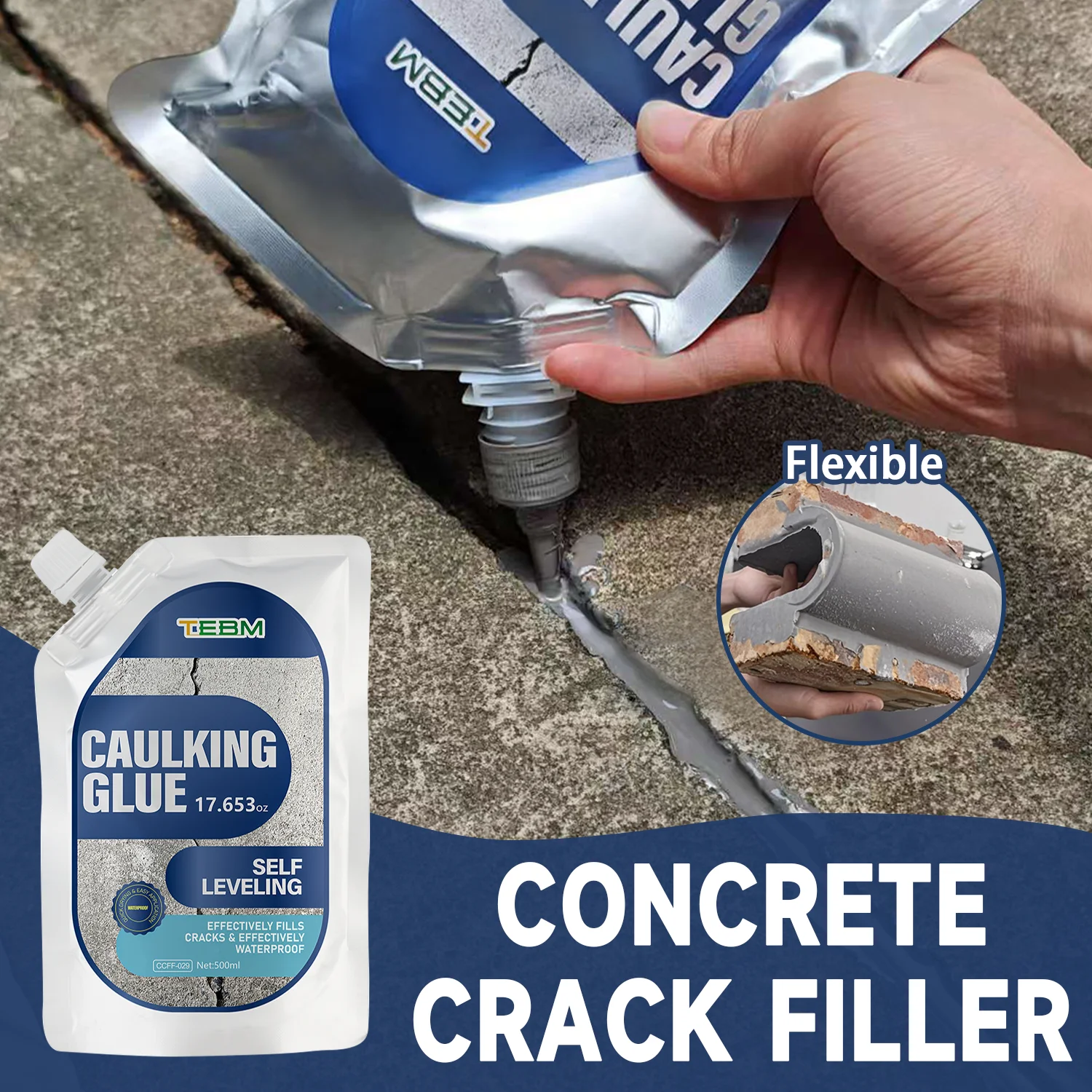Sealant Roof Floor Caulking Glue For Concrete Joint Filling Sealant Crack Filler Repair Caulk Resistant Wall Joint Adhesive