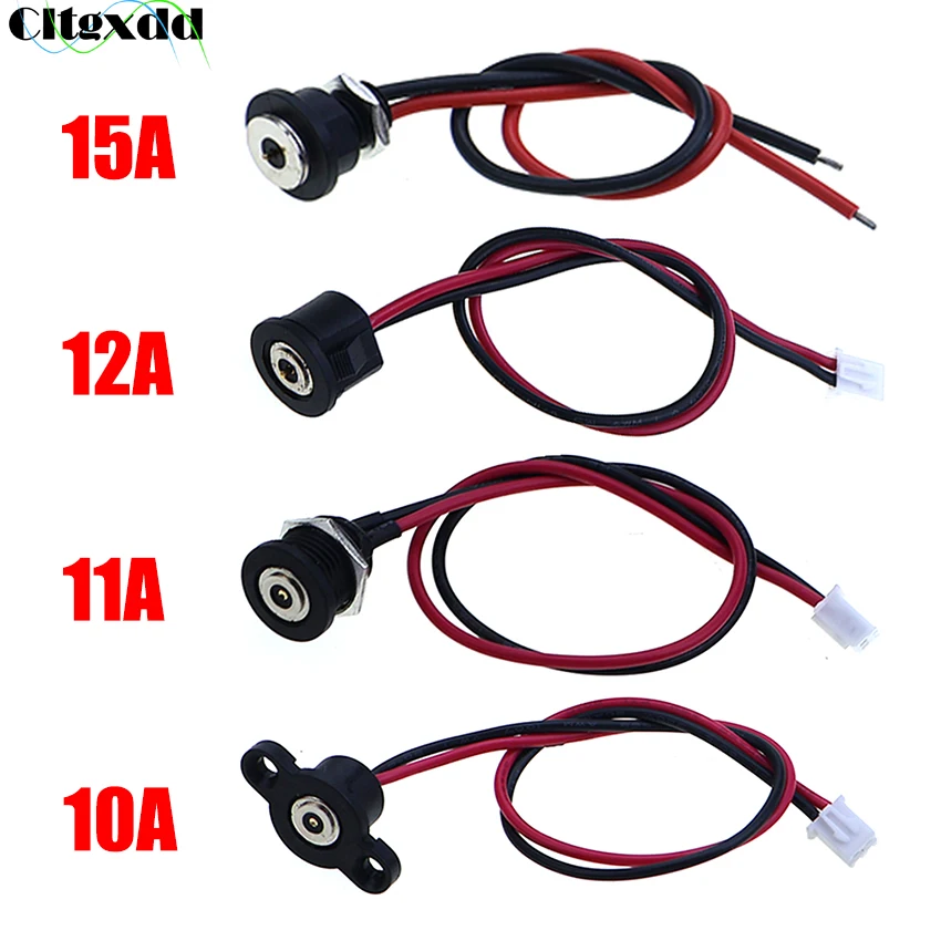 

Cltgxdd 10A 11A 12A 15A Waterproof Magnetic Connector With DIY Cable & XH Terminal USB Magnetic Suction Contact Male Female Plug
