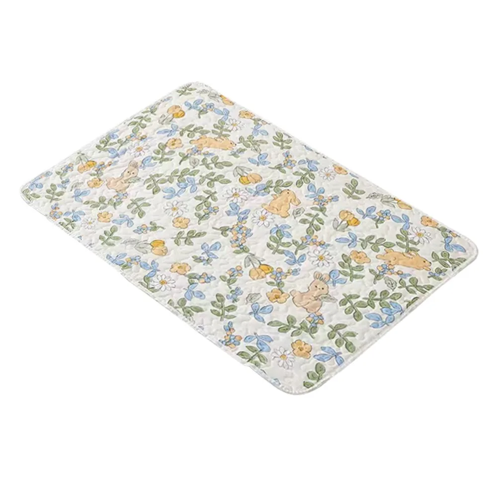 

Waterproof Mattress Urine Mat Cotton Material 50*70cm/70*100cm Washable Bed Protector Cloth Texture Clean Surface Diaper Bedding
