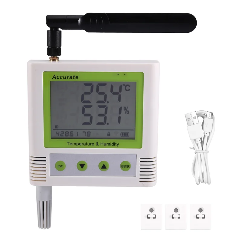 

B03B-Temperature Monitor GPRS 4G External Probe Wireless Remote For Agricultural Greenhouse Cold Chain Cold Storage