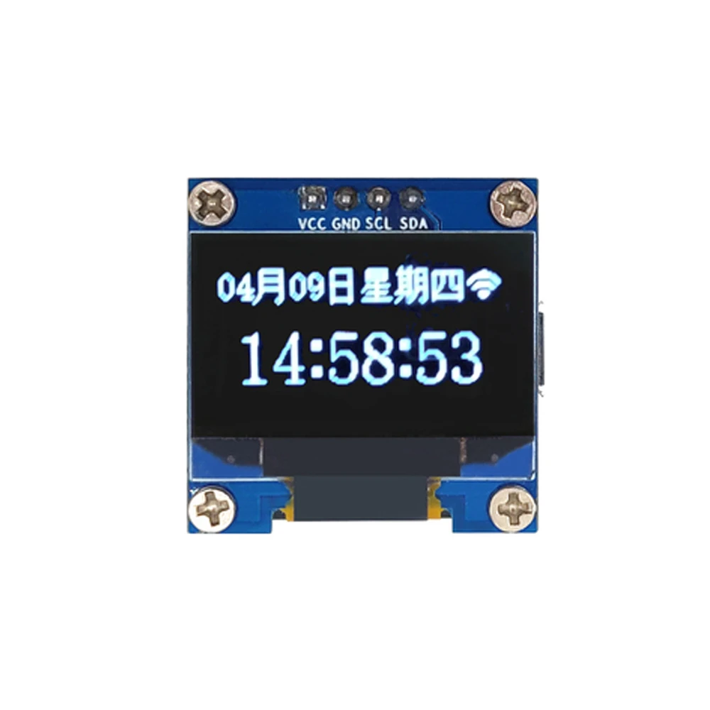 ESP8266 ESP-12F 0.96 inch OLED Display WiFi Clock Module Weather Forecast IIC I2C Interface Micro USB 5V For Arduino DIY