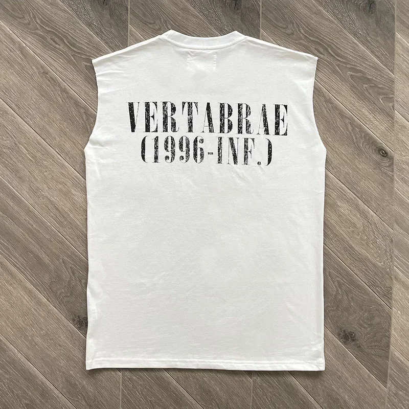 Vertabrae shepherd tank Portrait oil painting printed men's and women's cotton casual sports half-sleeve vest