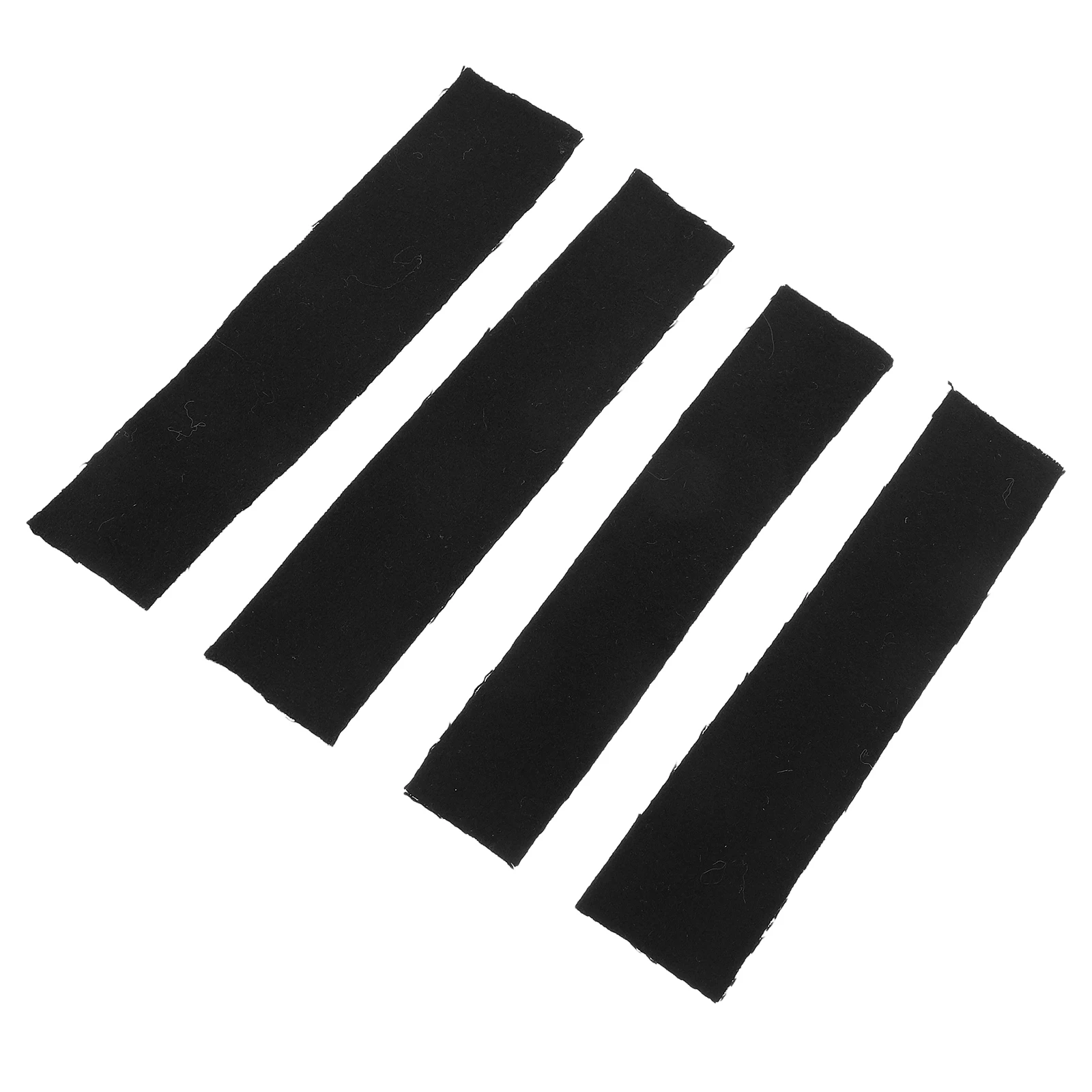 

4pcs Erhu Sound Filter Black Wool Felt Noise Reduction Mute Pad For Chinese Musical Instrument Supplies Practice Performance