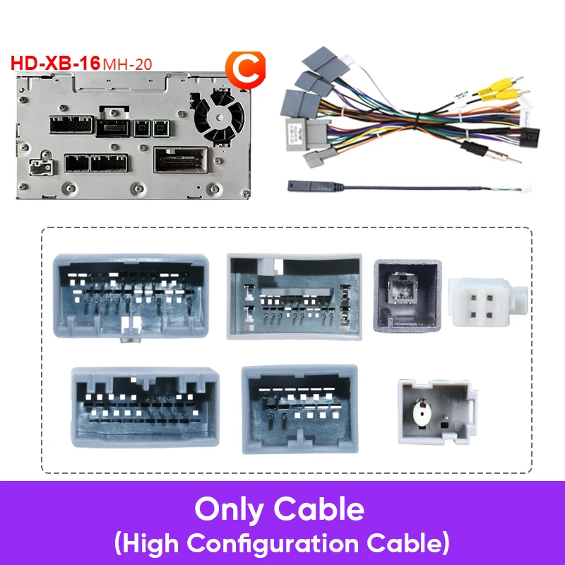 MAMSM Car Radio Canbus Box For HONDA CRV 2012 2013 2014 2015 2016 Auto Wiring Harness Power Cable Decoder Adapter HD-RZ-06