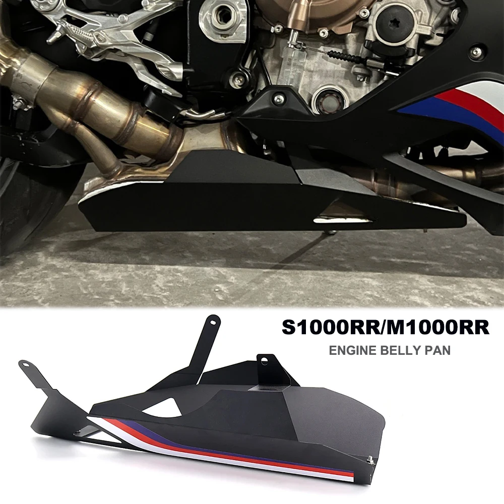 

Motorcycle Belly Pan Engine Spoiler Lower Fairing Exhaust Heat Shield Protector Cover For BMW S1000RR S 1000 RR M1000RR M1000 RR