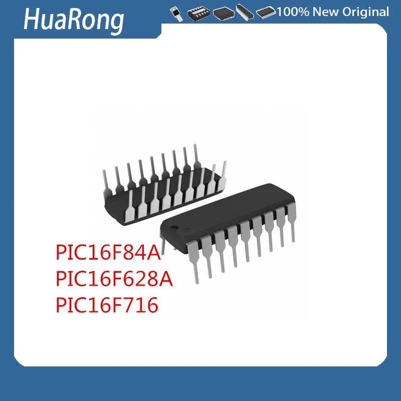 

5 шт./лот PIC16F84A-04/P PIC16F84A PIC16F628A-I-P PIC16F716-I-P DIP-18