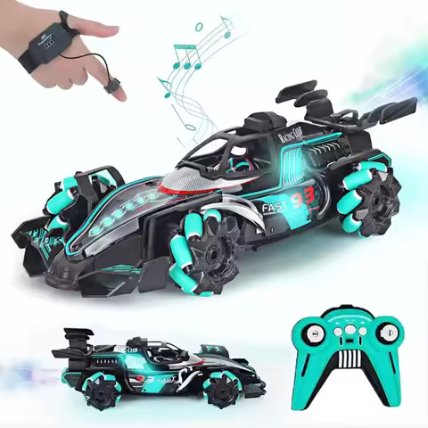 Gesture Sensing RC Stunt Car for Kids 6-12 - 360° Rotate, Drift Hand-Controlled with Light Music & Spray - Perfect Birthday Gift