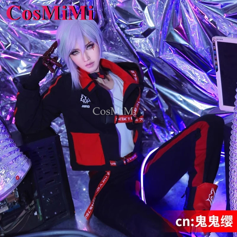 CosMiMi Anime VTuber NIJISANJI EN Noctyx Fulgur Ovid 코스프레 의상 패션 유니폼 남여 카니발 파티 역할 놀이 의류