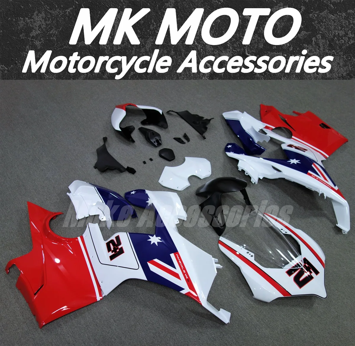 

Fairings Kit Fit For Panigale v4 v4s 2018 2019 2020 Bodywork Set 18 19 20 Abs Injection Red White Black