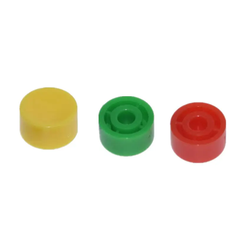 20PCS A17 Inner 3.2mm Plastic Tactile Switch Button Caps Push Key Caps Multicolor Concave 5.3*10mm for 6 * 6 Round Tact Switch