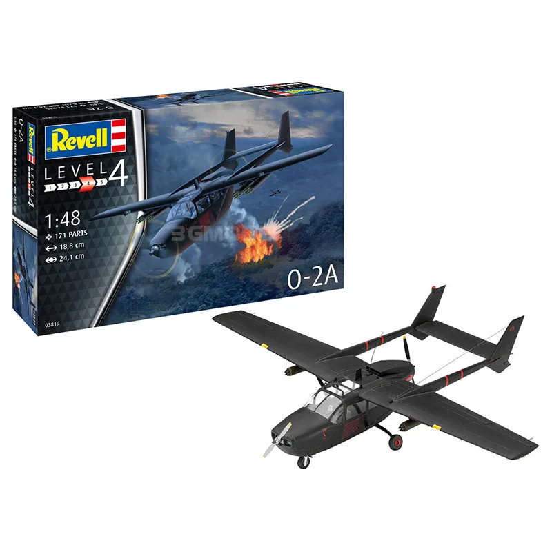 

Комплект масштабной модели самолета Revell 03819 O-2A Super Overlord Reconnaissance Aircraft 1/48