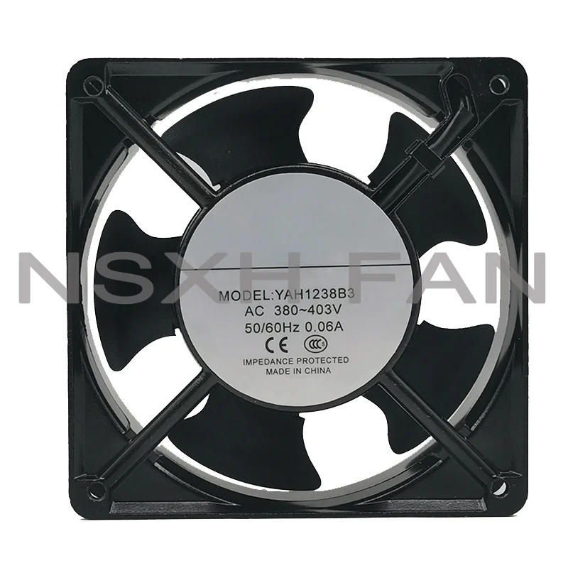 Brand New Cooling Fan AC Brushless Fan YAH1238B3 380v-403v 0.06a 1